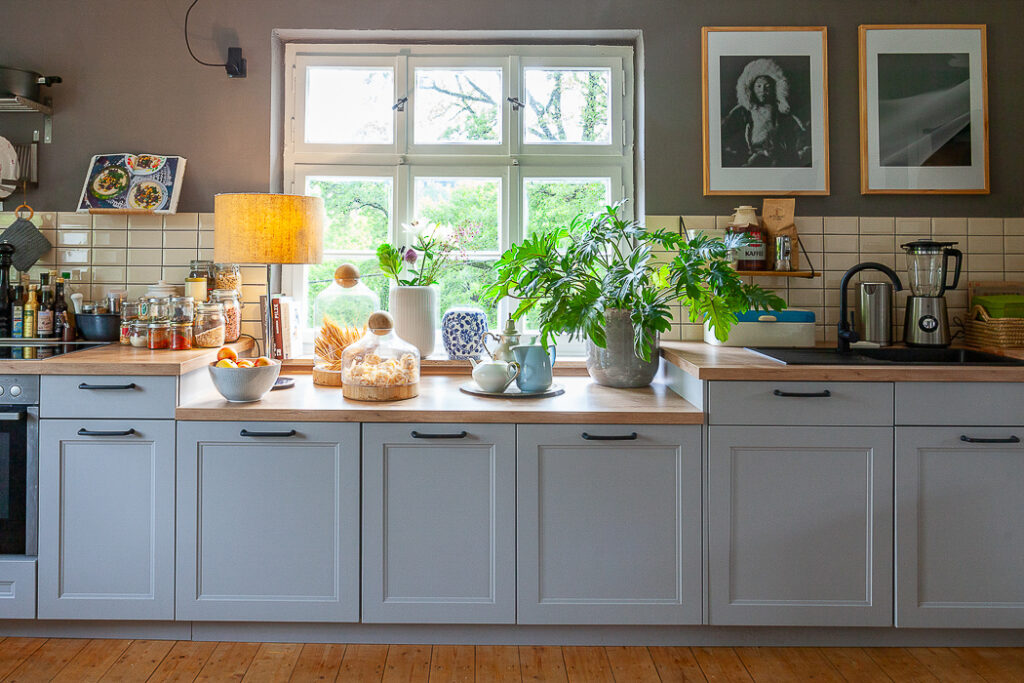 Küchenzeile im Haus